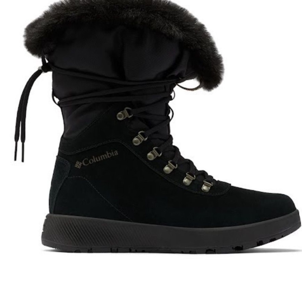 Columbia slope side omniheat black winter snow boots size 8.5 NEW - Picture 13 of 14